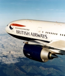 BA airplane nose