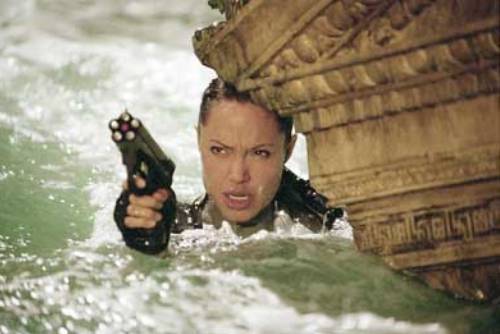 Angelina Jolie (Tomb Raider)  Tomb raider angelina jolie, Brad pitt and angelina  jolie, Lara croft angelina