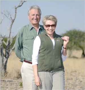 Hilton and Jacqui Loon, owners of luxury reserve Sabi Sabi